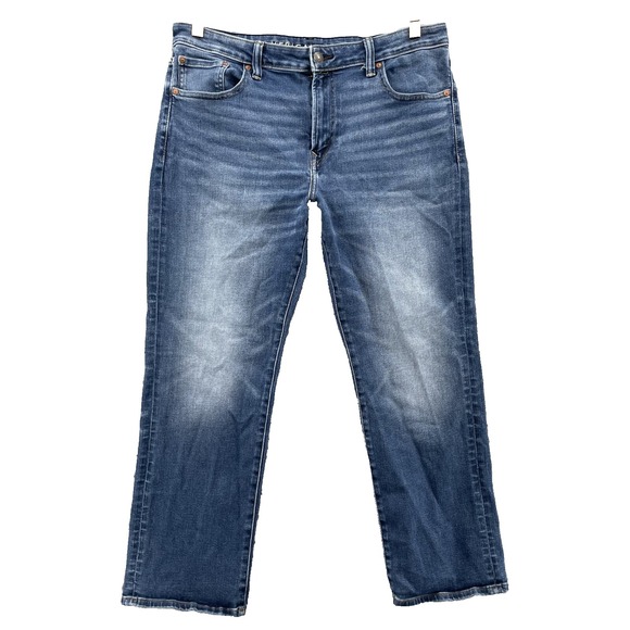 American Eagle Bootcut Jeans Men's 36x28* Whisker Workwear Cowboy Rodeo Western‎ - Picture 1 of 12